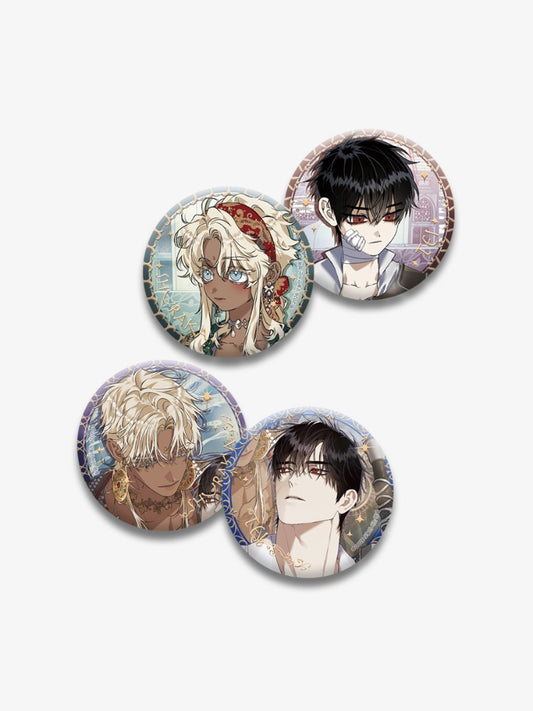 [Regular/Pre-order] Blossoms of the White Night Can Badge Set