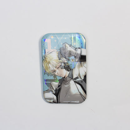 A World Without You Square Hologram Badge Set (2 Designs)