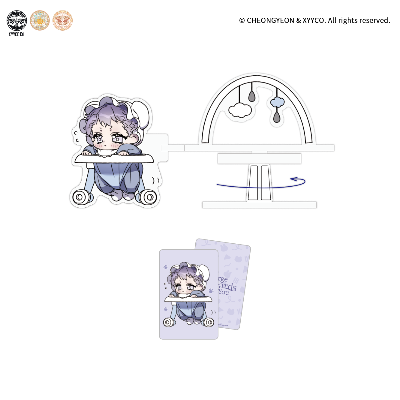 [CH] [Pre-Order] Mercury Studios x Surge Towards You Rotating Acrylic Stand