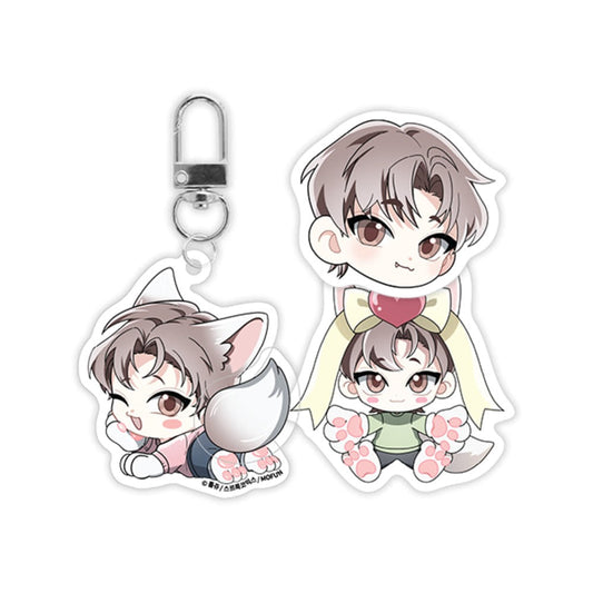 [Pre-order] Honbul SD Rotating Tail Acrylic Keychain Set