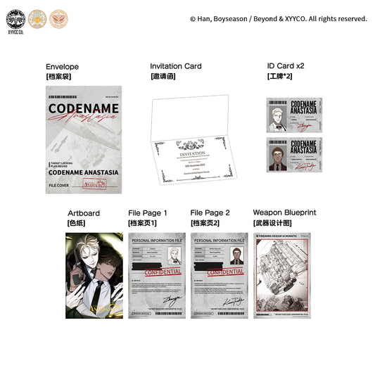 [CH][ Pre-order] Codename Anastasia "Garden of Eden" Agent File Set