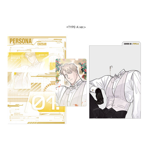 Rose and Champagne Caesar Dress-Up Acrylic Stand