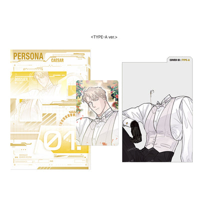 Rose and Champagne Caesar Dress-Up Acrylic Stand