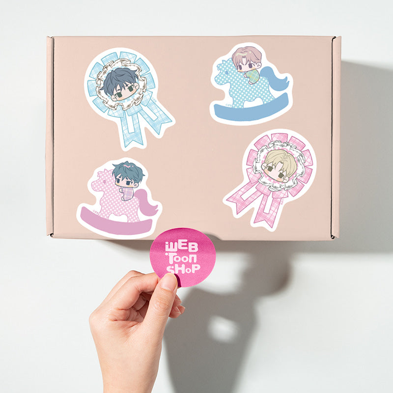 Pond Where Flowers  Big Cut-Out Sticker