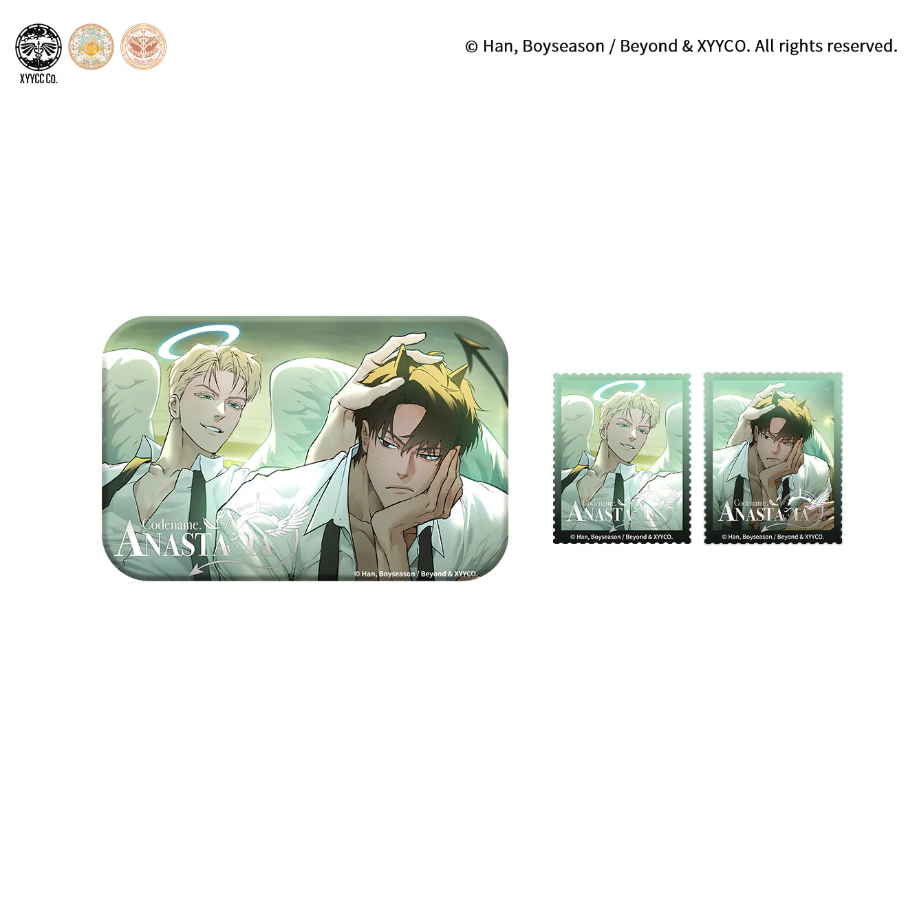 [CH] [ Pre-order] Codename Anastasia "Garden of Eden" Badge Set