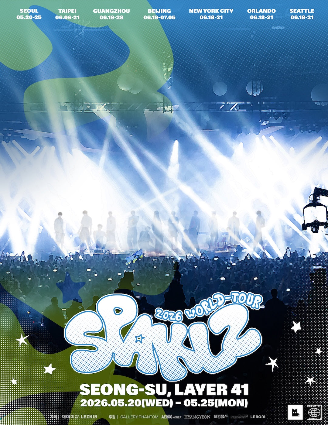 Regular/ Pre-order] Pop-Up: Spaklz 2026 World Tour Spinning