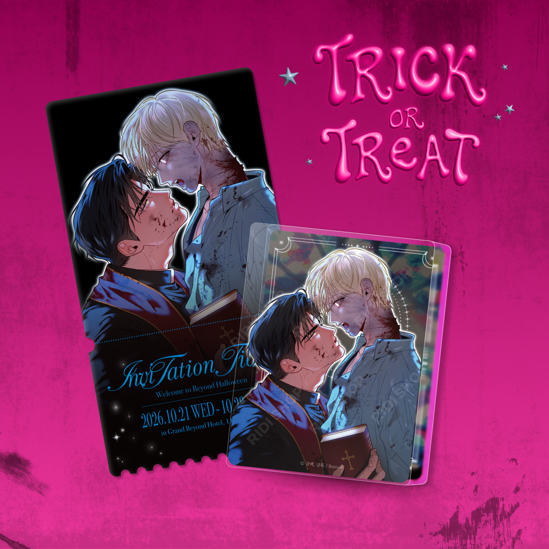 [TRICK OR TREAT] Surviving As A Player Layered Acrylic Block + Ticket-Style Photocard (Copy)