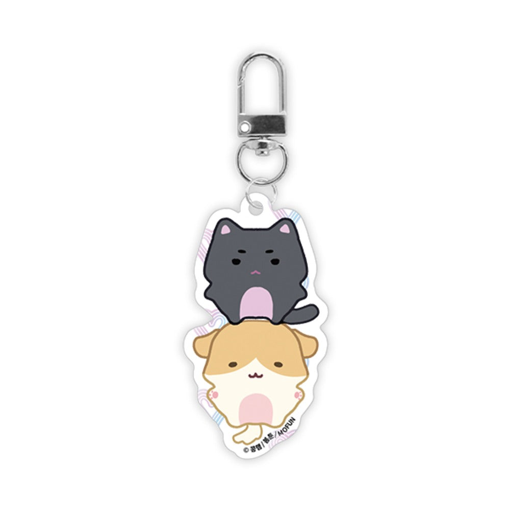 Pond Where Flowers Fall SD Acrylic Keyring