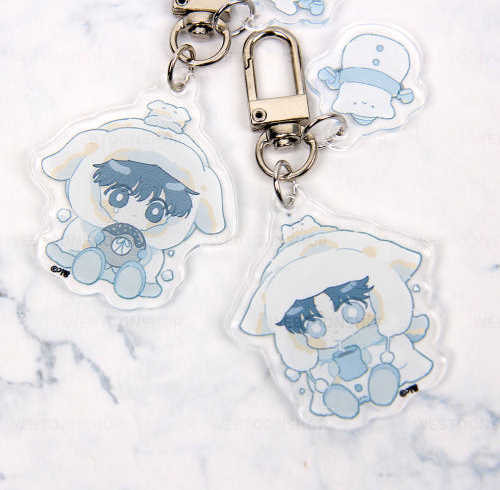 A World Without You Snowman Acrylic Keychain