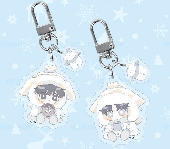 A World Without You Snowman Acrylic Keychain