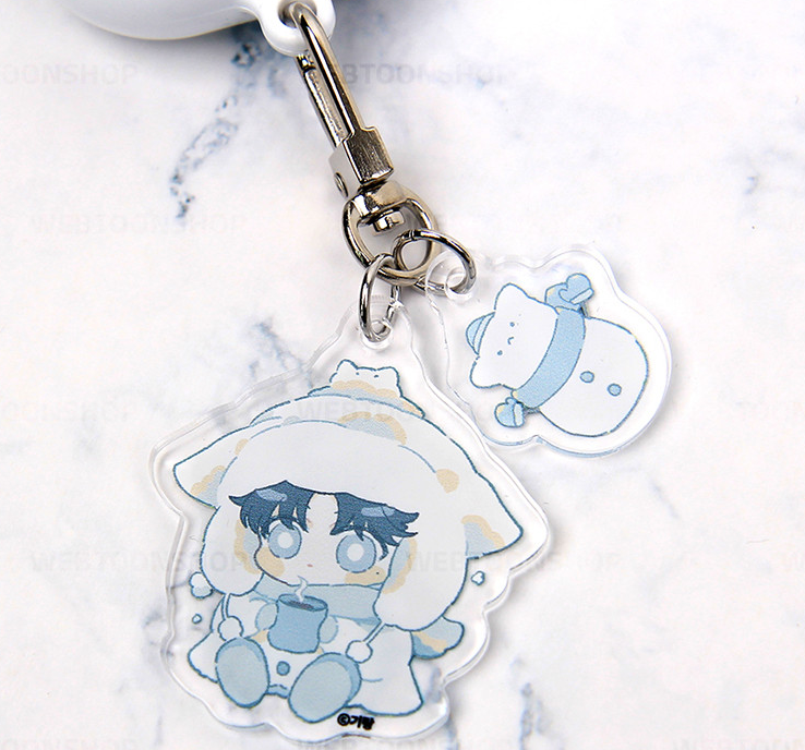 A World Without You Snowman Acrylic Keychain