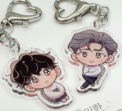 Hair Raising Desires Acrylic Keychain