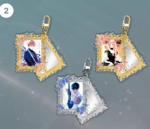 A Stepmother's Marchen Slide Mirror Keyring