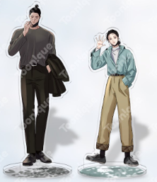 Steel Under Silk Acrylic Stand