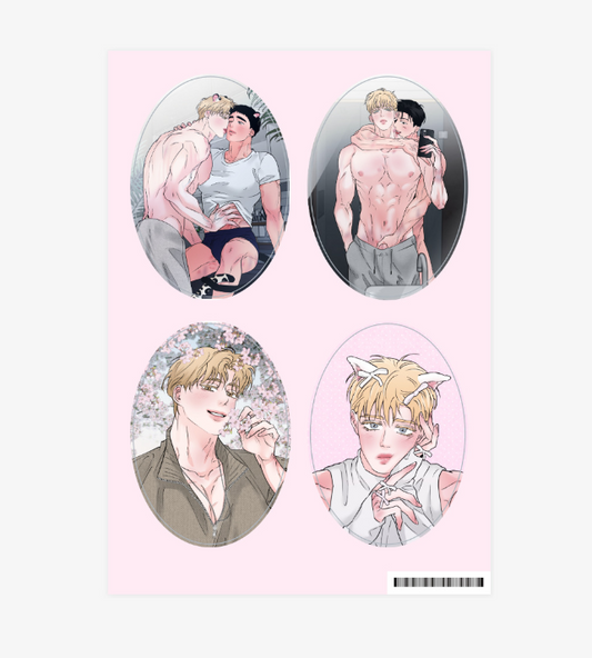 A Golden Pair Sticker Set