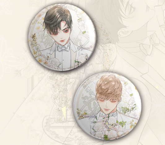 Missing Love: The Marrying Man Wedding Badge Set