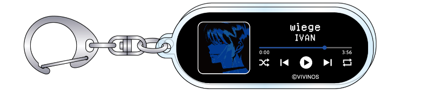 [Pre-order]  ALIEN STAGE CD-style Keychain