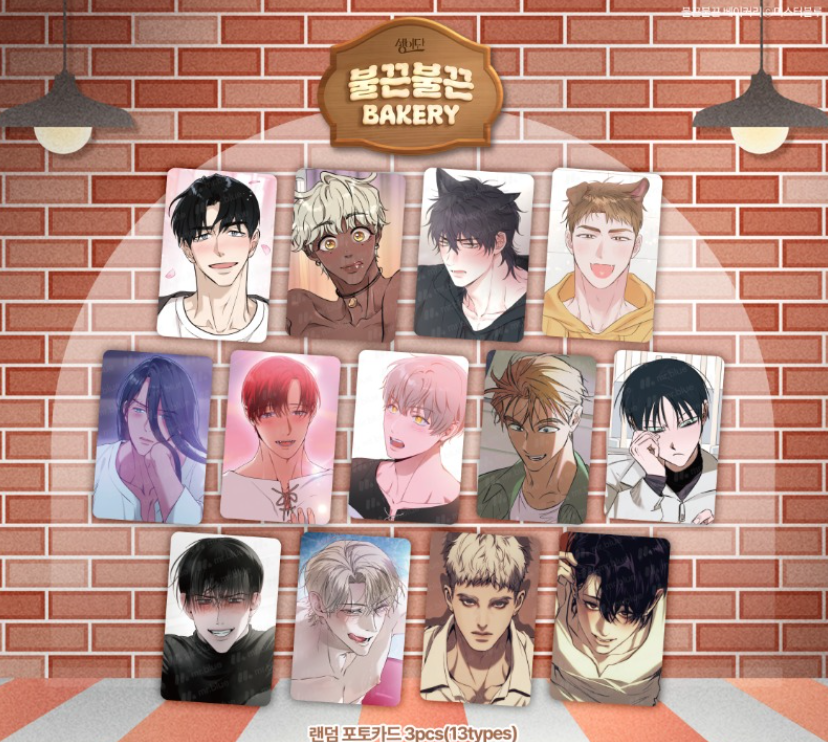 Mr.Blue Hot and Steamy Bakery Photocard + Mini Acrylic