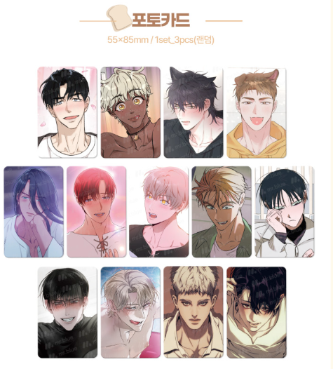 Mr.Blue Hot and Steamy Bakery Photocard + Mini Acrylic