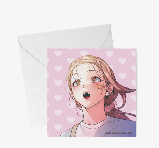A Demon's Wish Square Postcard