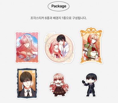 Solitary Lady Sticker Set