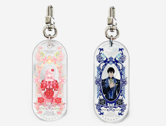 Solitary Lady Acrylic Keychain