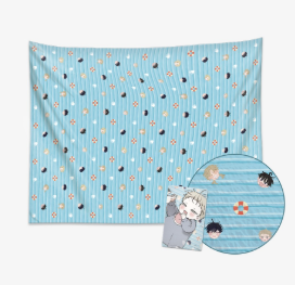 [Regular/Pre-order] Low Tide In Twilight Jellyfish Summer Blanket Set