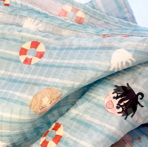 [Regular/Pre-order] Low Tide In Twilight Jellyfish Summer Blanket Set
