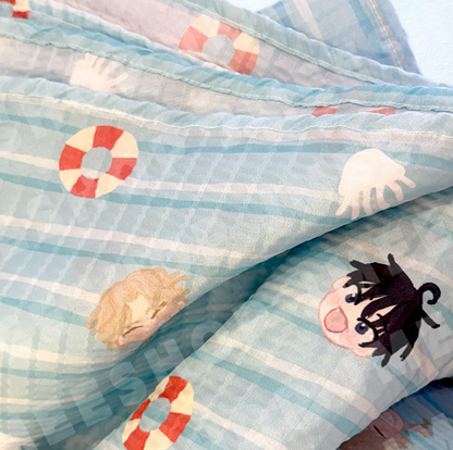 [Regular/Pre-order] Low Tide In Twilight Jellyfish Summer Blanket Set