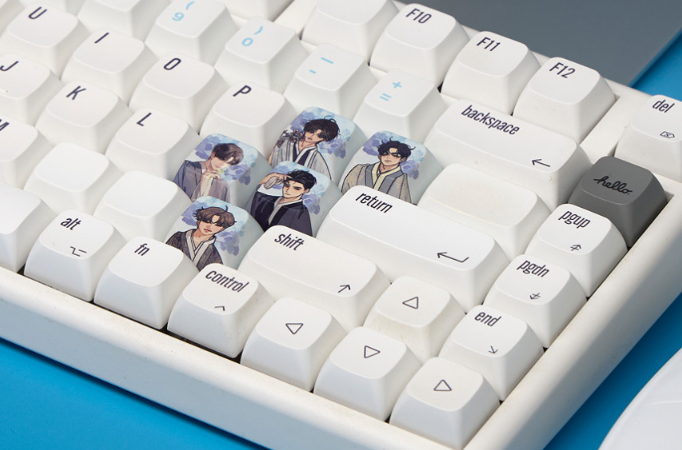 [Pre-order] Romantic Flower Silk Single Item:  Keycap