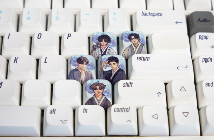 [Pre-order] Romantic Flower Silk Single Item:  Keycap
