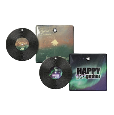 Happy Twogether Mini LP Keyring Set