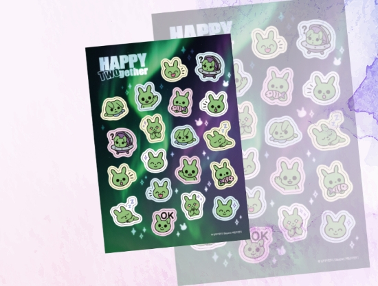 Happy Twogether Sticker