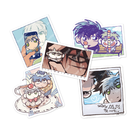 Kill Me If You Can Sticker Set