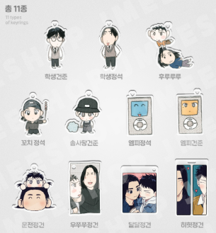 [Pre-order] 1 to 10 Keychain Collection