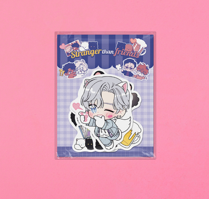 Stranger Than Friends Removable Stickers