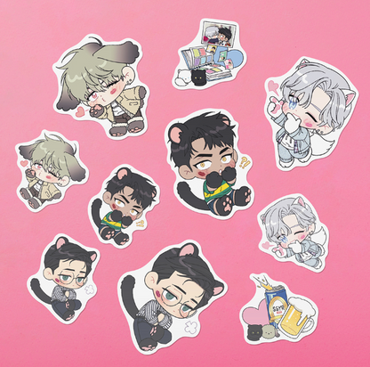 Stranger Than Friends Removable Stickers