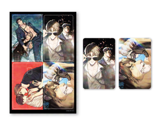 [Pre-order] Pian Pian/Triad and Tribulations Credit Card Sticker Set