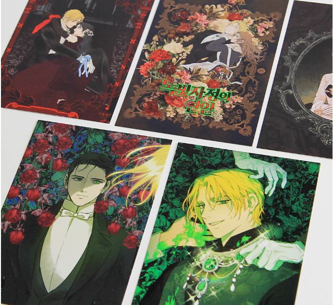 Emerald Midnight's Lover Postcard Set