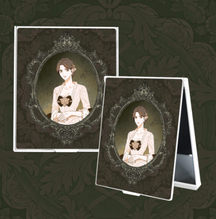 Emerald Midnight's Lover Square Folding Mirror