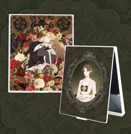 Emerald Midnight's Lover Square Folding Mirror
