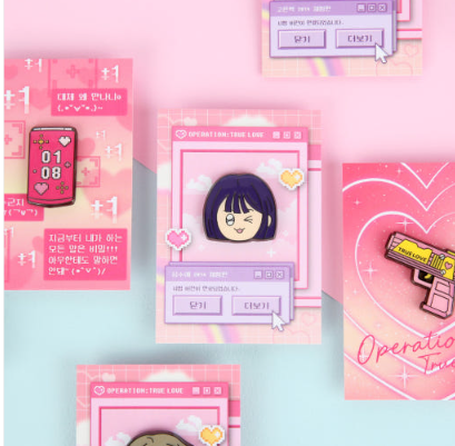 Operation True Love Metal Badge (5 types)