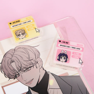 Operation True Love Acrylic Clip Set