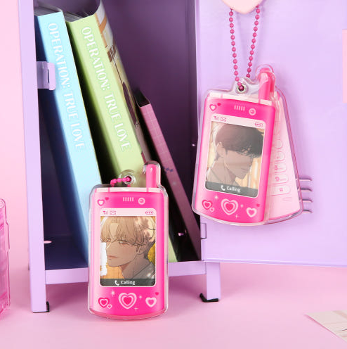 Operation True Love Jelly Pop Photo Keyring Holder