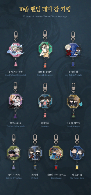 [SAHWA] Theme Charm Keyring