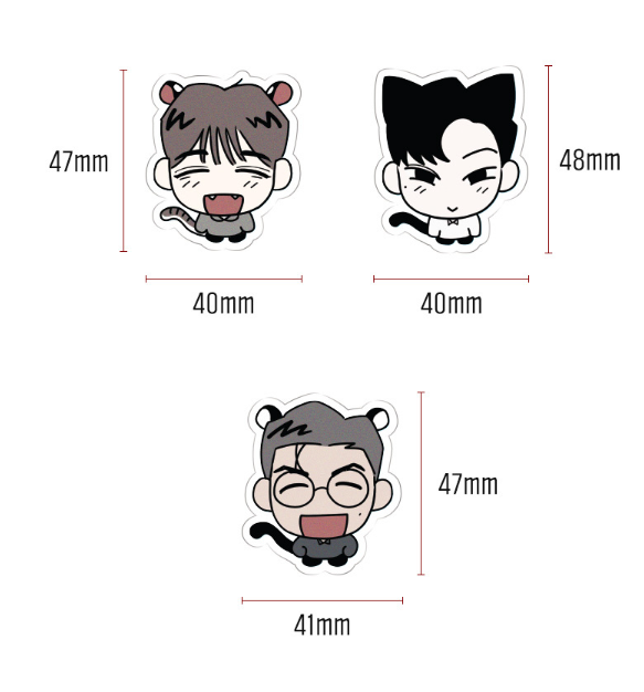 Pieces of Us Acrylic Clip Set