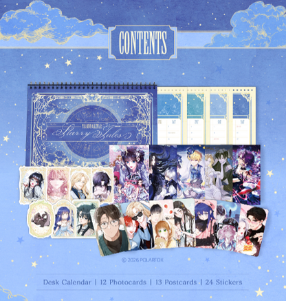 [Pre-order] 2026 Polar Fox Calendar: Starry Tales