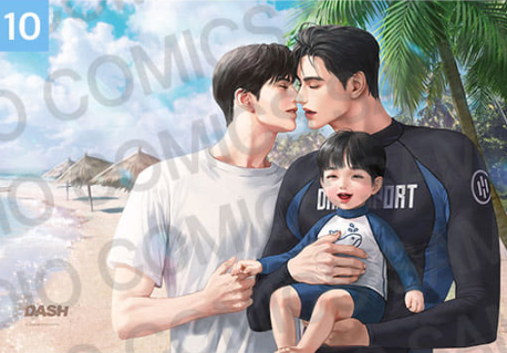 [Pre-order] [20th Anniversary] Illustration Suede Poster + L Holder 01