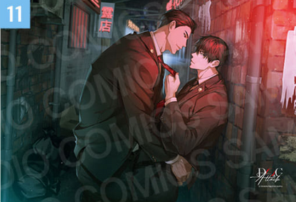 [Pre-order] [20th Anniversary] Illustration Suede Poster + L Holder 01