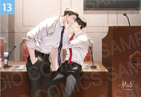 [Pre-order] [20th Anniversary] Illustration Suede Poster + L Holder 01